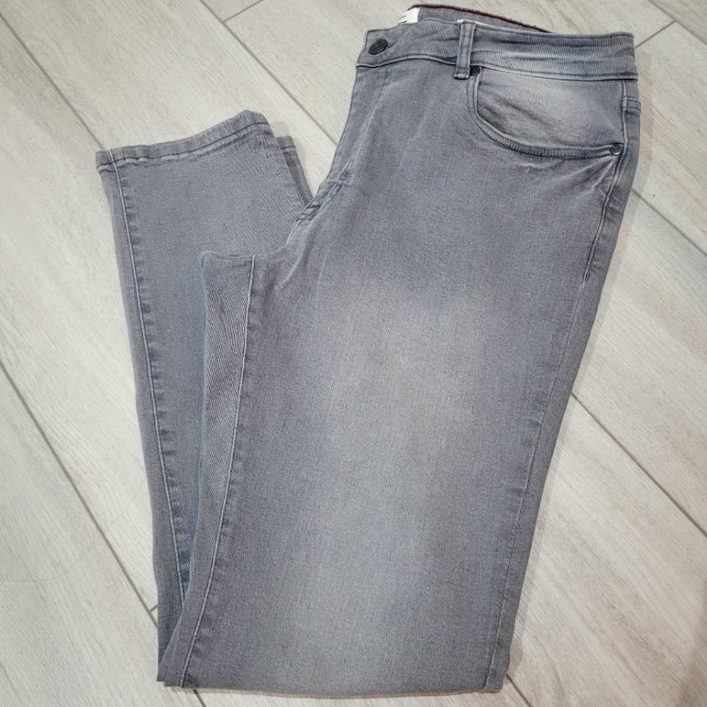 Ben Sherman Men's The Original Skinny Stretch Fit Denim Jeans Size 36x32 Gray